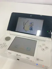 ＆【通電確認済】【動作確認済】Nintendo3DS ホワイト　CTR-001【ゲーム機本体】【1】