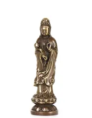 仏教美術　古銅青銅　十一面観音菩薩像　仏像　置物　C　7798 仏教美術 古銅青銅 十一面観音菩薩像 仏像 置物 C 7798