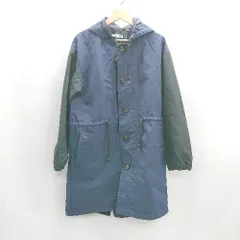 ◇ ⊇ UNIQLO ユニクロ ×JW Anderson 長袖 フード付き コート サイズM ネイビー メンズ E  【1501160046970】