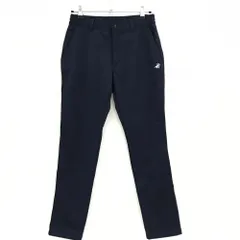 【超美品】パラディーゾ パンツ ネイビー×レッド 裏起毛 ロゴ白 レディース 38 ゴルフウェア Paradiso