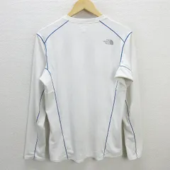 C■ノースフェイス/THE NORTH FACE NT11364 ロングスリーブ 陸上ウェア トレーニング【L】白/MENS■15【中古】■