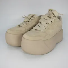 美品〇 ZARA ザラ 24.5 相当 ローカットスニーカー 厚底 プラットフォーム