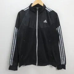 G■アディダス/adidas ジャージ/トラックジャケット JD2014【L】黒/men's/135【中古】■