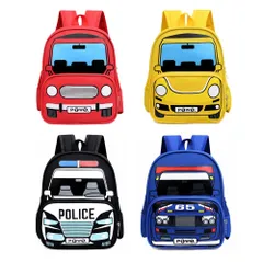 リュックサック キッズ 鞄 バックバッグ リュック クルマ 男の子 女の子 軽量 おしゃれ 保育園 幼稚園 通園 遠足