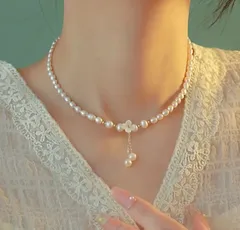 ネックレス パール 結婚式 上品 大人 パーティー 二次会 入学式 卒業式 女子会 デート プレゼント お呼ばれ