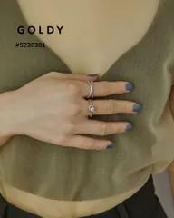 【SALE】GOLDY/ゴールディ/メタル ノット × クロス ライン セットリング/アクセサリー/5230301のサムネイル