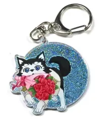 【中古】雑貨 テツヤ2号Ver.Kuroko ホロアクリルキーホルダー 「黒子のバスケ×ナンジャタウン White Suit Collection Ver.Kuroko」