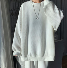 メンズ長袖 ロンT無地 Tシャツ ゆったり インナー トレーナー　シンプル