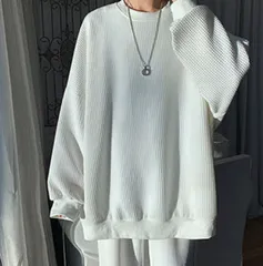 メンズ長袖 ロンT無地 Tシャツ ゆったり インナー トレーナー　シンプル