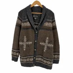 エディーバウアー Eddie Bauer LEGEND ネイティブ柄 モヘア混 カーディガン メンズ  XSのサムネイル