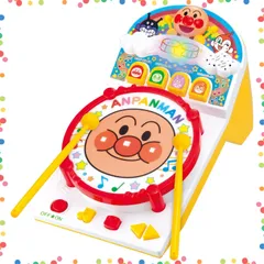 【特価セール】おうちでたのしく！たいこでどんどん♪アンパンマン 対象年齢 [バンダイ(BANDAI)] 1歳6か月以上【日本おもちゃ大賞2024共遊玩具部門優秀賞】