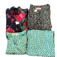 TL4 ブランド スカートセットアップ ワンピース シアーブラウス 3着セット まとめ売り VOIR/エル・ド・ルミエール/SNNS