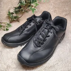 【良品】IGNIO　メンズウォーキングシューズ　サイドジップ　スニーカー　軽量　ブラック　25.0cmのサムネイル