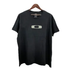 OAKLEY オークリー ロゴ 半袖Ｔシャツ スポーツ ブラック(メンズ XL)中古 古着 T9599のサムネイル