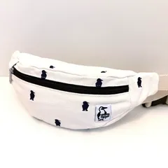 【美品】CHUMSチャムス　カツオドリ総刺繍ウェストポーチ ボディーバック　CHUMS Booby Canvas Fanny Pack