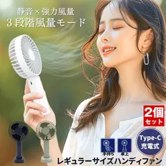 【2個セット】 ハンディファン 手持ち扇風機 携帯扇風機 ポータブル扇風機 扇風機 充電式 ハンディポータブル ファン 軽量 携帯 冷却 クーラー おしゃれ ストラップ 付き 卓上 小型 首 顔 血管 冷やす アウトドア 室内 屋外 春 夏 持ち運び 手持ち
