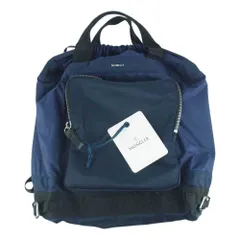 MONCLER モンクレール LIZ BORSA 2WAY リュック ハンド バッグ イタリア製 ネイビー系【中古】のサムネイル