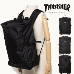 リュック 「メットホルダー付き」THRASHER スラッシャー リュック バックパック 30L 大容量 軽量 撥水 メンズ レディース B4サイズ