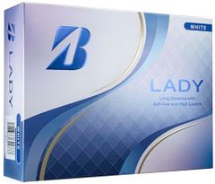 BRIDGESTONE (Bridgestone) Golf Balls LADY 2025 Model, 12-Pack, White L5WXJ