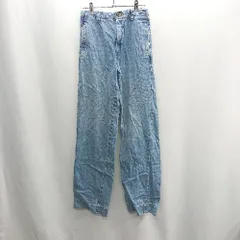 ◇ Θ ZARA ザラ デニムパンツ サイズEUR34 ブルー系 レディース E  【1410290043516】