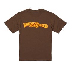 【新品・未使用】re:create S/S T-SHIRTS (HARMONIOUS SOUNDS) BROWN リクリエイト 半袖T-シャツ (ハーモニアスサウンド) ブラウン