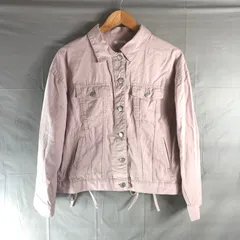 コルザ C・O・L・Z・A  ハニーズ ジャケット デニムジャケット リボン編み 綿100％ くすみピンク系 Lサイズ 2025090900274