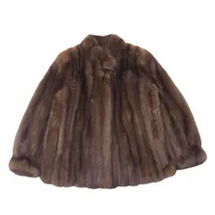 VISCARDI　ヴィスカルディー　セーブル？　ミンク？　ファーロングコート VISCARDI ヴィスカルディー セーブル？ ミンク？ ファーロングコート