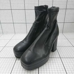 ■ ⊇ attagirl プラットフォームショートブーツ ブラック系 M レディース E  【1509100021650】