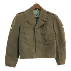 50年代 米軍実物 U.S.ARMY アイクジャケット ヴィンテージ ミリタリー オリーブ (メンズ 40) 中古 古着 S7229