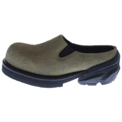 remagine (リマジン) WARM UP CASUAL SHOES スエードレザースリッポン ミュール カーキ RIRE24SS2-01のサムネイル