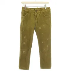 ディースクエアード DSQUARED2 Cool Girl Cropped Jean ワークパンツ ダメージ加工 コーデュロイ ジップフライ 34 XXS カーキ S72LB0161 /TK