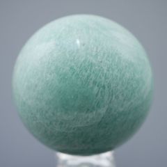 アマゾナイト 丸玉 437.5g 68.4mm 大玉/天然石・置物 原石 台座は付属しません