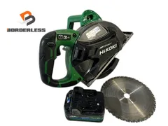 ☆中古品☆ HiKOKI ハイコーキ 36V 180ｍｍ コードレスチップソーカッタ CD3607DA バッテリー1個(36V 2.5AH) マルチボルト 切断機 102699のサムネイル