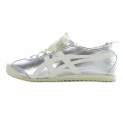 オニツカタイガー Onitsuka Tiger MEXICO 66 ローカットスニーカー 24cm シルバー色 1183B566