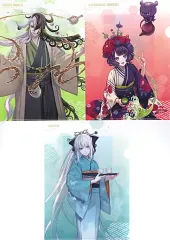 【中古】クリアファイル 集合 A4クリアファイル3枚セット 「Fate/Grand Order×京都利休園」 ローソン限定