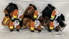 △M013-333▲　サラブレッドコレクション　マスコットボールチェーン　27　6種　コンプセット