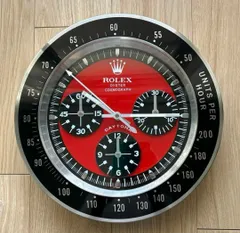 海外販促品 ROLEXロレックス 掛け時計 コスモグラフ デイトナ ルマンタイプ