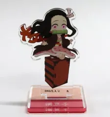 【中古】アクリルスタンド・アクリルパネル 竈門禰豆子 「ハピクロ! 鬼滅の刃 ちょこんとのっかりミニキャラ アクリルスタンド」