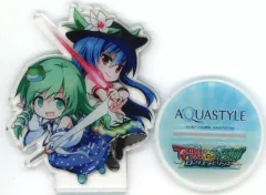 【中古】アクリルスタンド・アクリルパネル [単品] 比那名居天子＆東風谷早苗 アクリルキャラクターフィギュア 「PS4/Switchソフト 不思議の幻想郷 -ロータスラビリンス- 特別限定版」 同梱特典