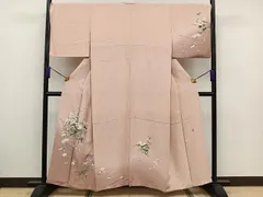 平和屋着物■訪問着　友禅　作家物　枝花文　暈し染め　京都きもの友禅扱い　正絹　逸品　CAAS6145kb