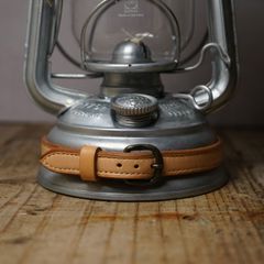 【ナチュラル(生成りヌメ革)】タンクベルト　オイルランタン　ハリケーンランタン　ヌメ革　たつのレザー　デイツ78　フュアハンド276