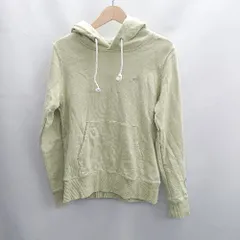 ◇ Θ Champion チャンピオン フーディー 長袖 パーカー プルオーバー トレーナー サイズ L グリーン系 レディース E  【1502030046618】