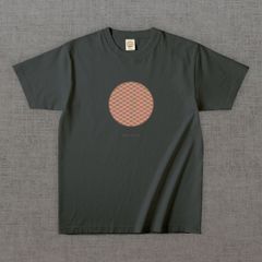 和柄Tシャツ　業平格子 -彩・円-