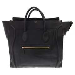 CELINE (セリーヌ) ラゲージ ファントム レザートートバッグ ハンドバッグ ブラック S-CE-1009のサムネイル