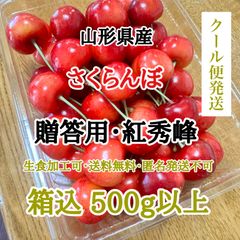 【贈答用・クール便】限定4箱のみ 山形県産 さくらんぼ 紅秀峰 2L 箱込 500g 以上 送料無料 生食