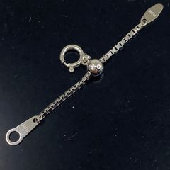 Pt850 ベネチア　1.4mm 延長アジャスター 約5cm【スライド付き】のサムネイル