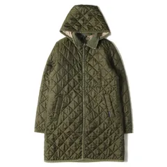 LAVENHAM ラベンハム ジャケット サイズ:40 フード付き コーデュロイ 切替 パテッド キルティングジャケット DENSTON デンストン ハーフ コート 中わた カーキ アウター 上着【メンズ】のサムネイル