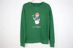 ポロ Ralph Lauren(ラルフローレン) ポロベア パーカー 緑 L