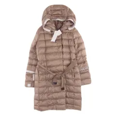 MAX MARA マックスマーラ ダウンジャケット The Cube. 19-49-60906 ビジュー装飾 別布付き ダウンコート ライトブラウン系 40【中古】のサムネイル