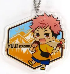 【中古】キーホルダー 虎杖悠仁 アクリルキーホルダー 「まるくじ 呪術廻戦 Let’s Go Camping!」 吉01
